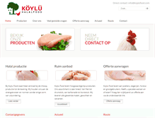 Tablet Screenshot of koylufood.com